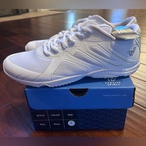 Varsity Spirit White RISE Cheer Shoes